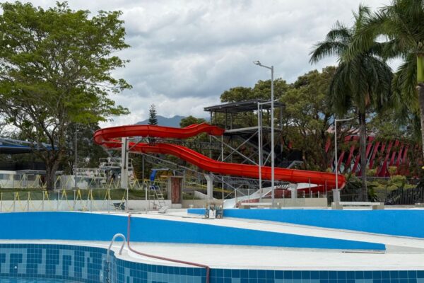 Estos son los avances de las obras del Parque Acuático en el Parque Deportivo